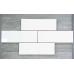 Glossy Flat White Wall Tile 300mm x 100mm