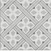 D M J Grey Patterned Floor Tile 330mm x 330mm