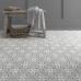 D M J Grey Patterned Floor Tile 330mm x 330mm