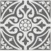 H D Black Patterned Floor Tile 330mm x 330mm