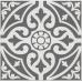 H D Black Patterned Floor Tile 330mm x 330mm