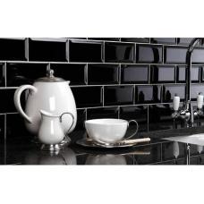 Metro Black Wall Tile 200mm x  100mm Metro Black Wall Tile 200mm x  100mm