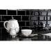 Metro Black Wall Tile 200mm x  100mm