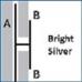 PVC H joint 2600mm x 8mm 