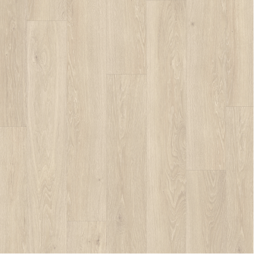 Natural Cream Oak Luxury Click Vinyl Flooring 5.5mm Thick 