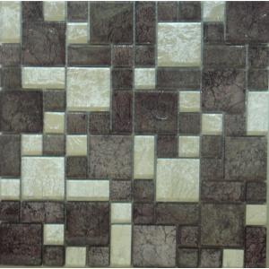 Mosaic Silver Grey Glass Tile 300mm x 300mm Mosaic Silver Grey Glass Tile 300mm x 300mm