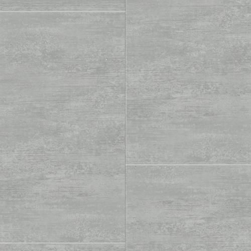 Smoked Grey Large Tile Effect PVC Wall Cladding - 2700 mm x 400mm x 8mm