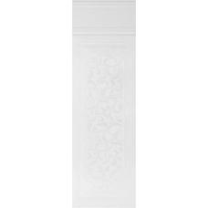 Victorian White Decorative Wall Tile 300mm x 900mm